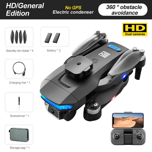 Brushless Drone Obstacle Avoidance 5G 8K GPS HD Dual Camera RC Quadcopter Toys - Picture 7 of 14