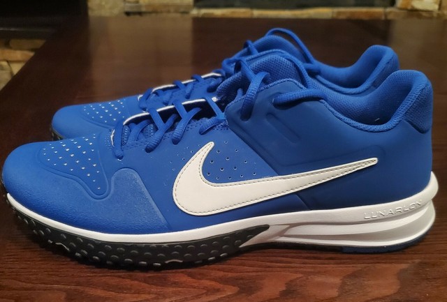 Nike Alpha Huarache Varsity Baseball Turf Menâs Blue Size 12.5 A07957-401 | eBay