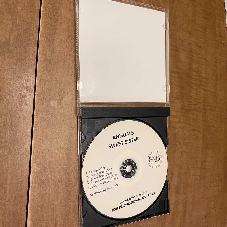 Annuals - Sweet Sister 2010 Banter Media Indie Rock EP Music Album CD Disc Promo Foto 2 de 3