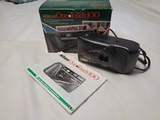 Nikon One Touch 100 35 mm Camera, with Book Instruction Booklet