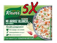 5X KNORR MI ARROZ BLANCO SAZONADOR WHITE RICE...
