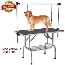 36" Professional Dog Pet Grooming Table Adjustable Heavy Duty Portable w/Arm