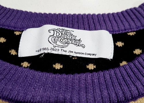 Official Jim Henson The Dark Crystal Sweater Retro Fantasy Film NWOT - Picture 5 of 7