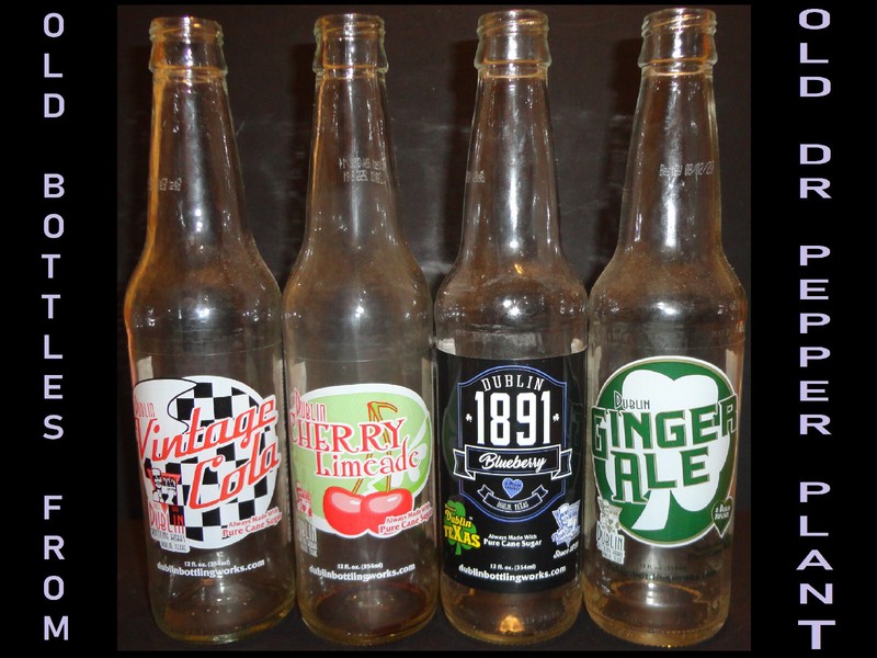 DUBLIN TEXAS Soda Bottles VINTAGE Cola Cherry Limeade 1891 Blueberry GINGER Ale
