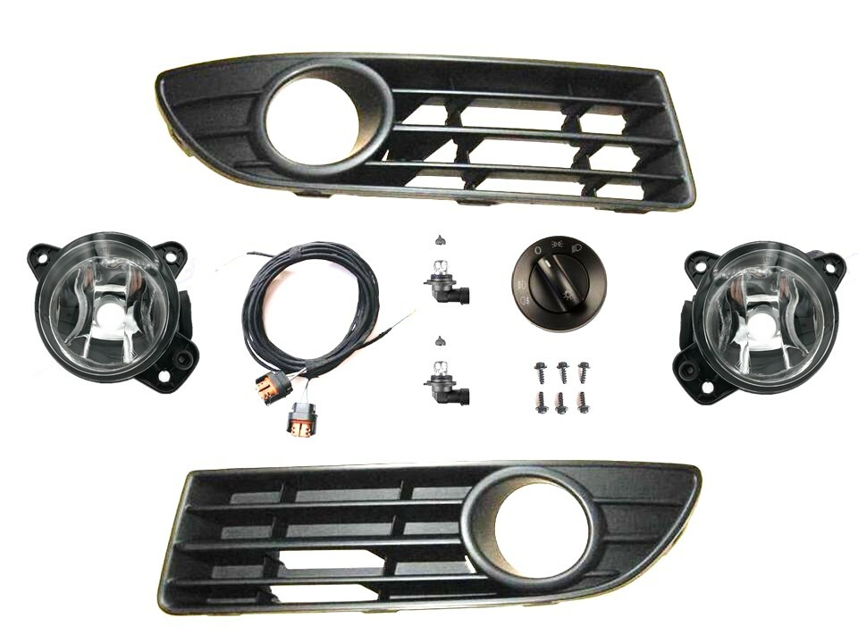 Fog Lights NSW Complete Set Switch Wiring Harness Suitable for Polo 9N3 Diesel