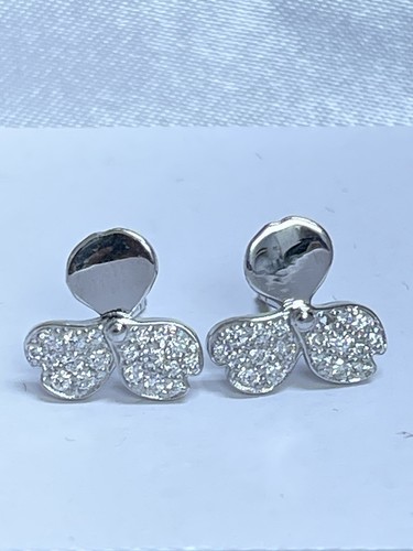 Tiffany & Co Paper Flowers Platinum & Diamond Earrings