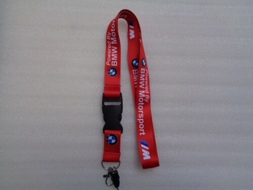 Cordino bmw Laccetto Portachiavi da Collo 50cm Sgancio Rapido * - Foto 4 di 5