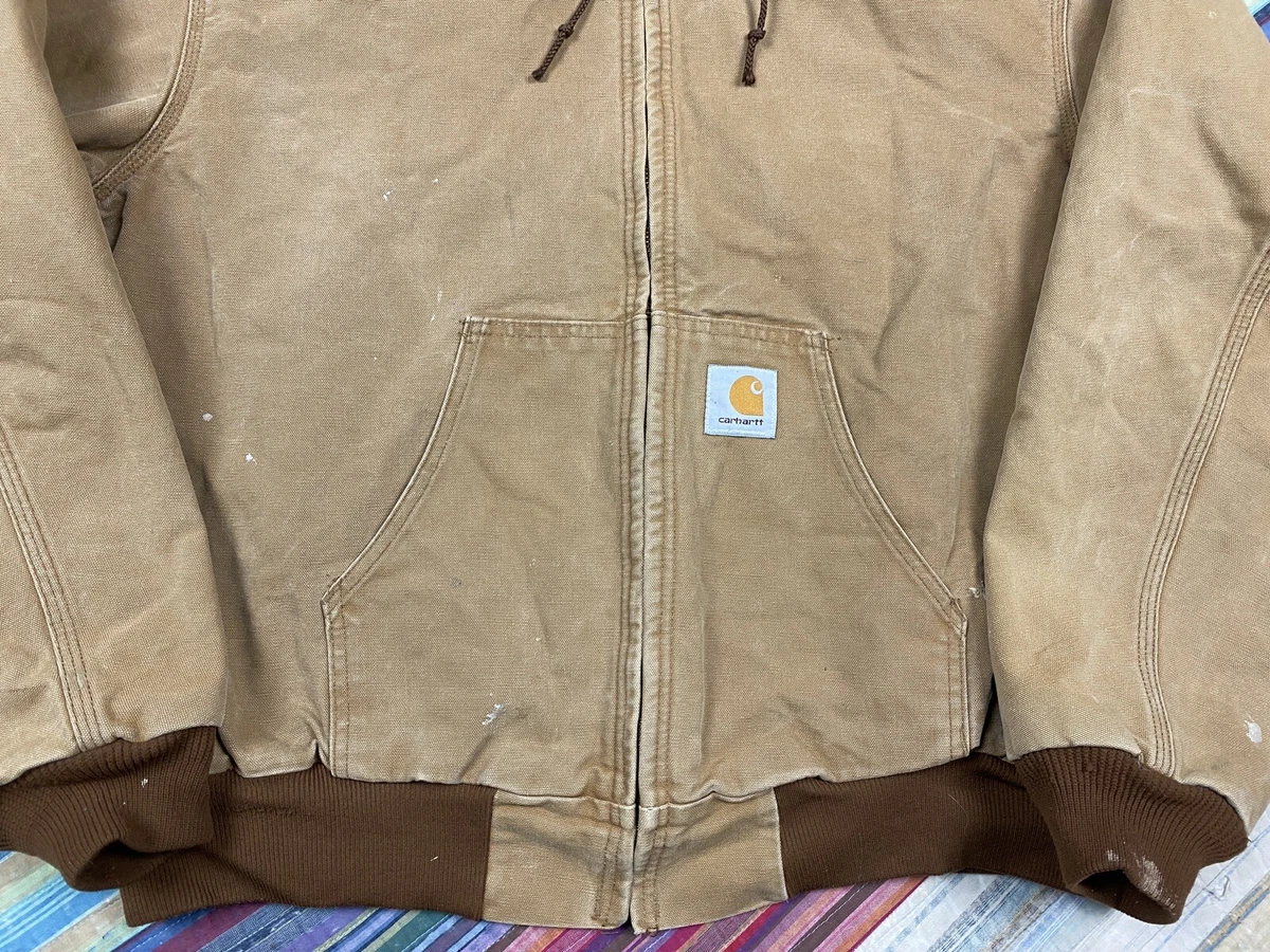 Vintage 90s CARHARTT Duck thermal lined hooded Active jacket 2XL