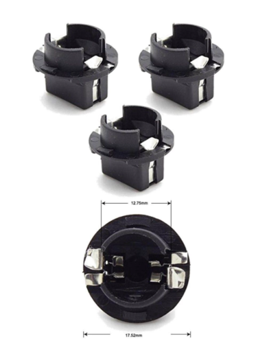 3x VW Caravelle T10 W5W 501 Interior Map Light Twist Lock Bulb Holders Sockets - Picture 1 of 2