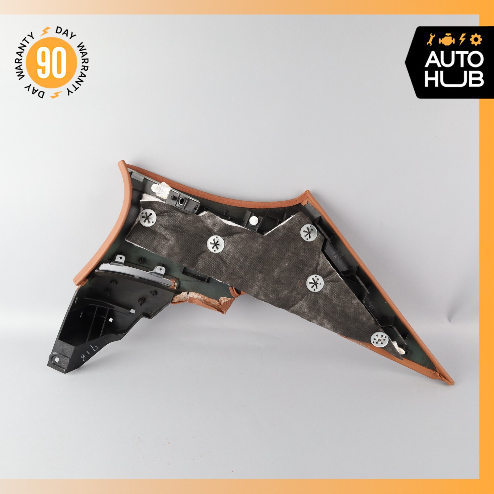 06-13 Bentley Continental Flying Spur Rear Left Side C-Pillar Cover Trim OEM 58k