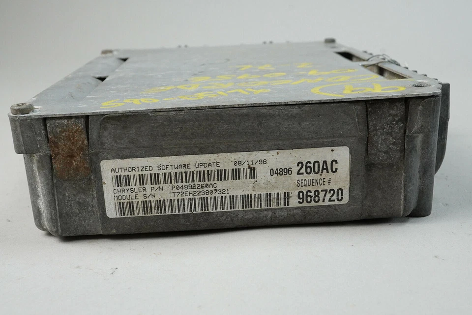 1999 Chevrolet Concorde Dodge Intrepid 2.7L Engine Computer Control Module Oem - Image 2 of 4