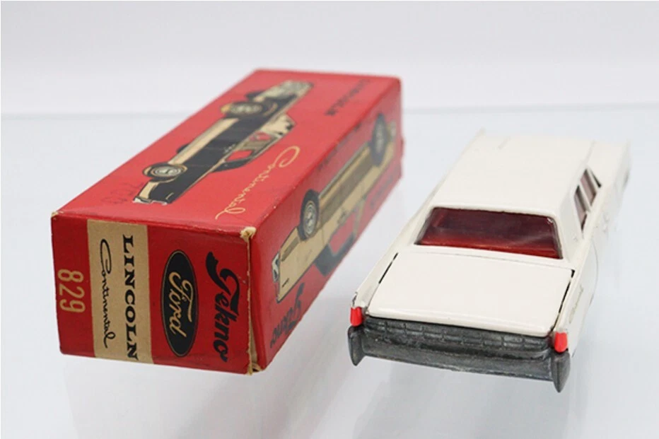 Rare Vintage 1:43 TEKNO DENMARK #829 White FORD LINCOLN CONTINENTAL - Image 4 of 4