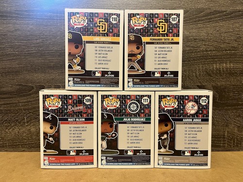 Funko Pop! MLB: Juego Completo Arraez Tatis Judge Olson Rodriguez Serie 13 (5) - Imagen 3 de 7