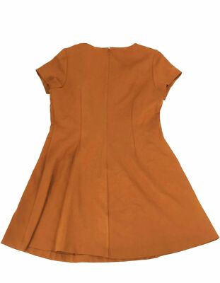 brown ponte dress Quince Women's Ultra-Stretch Ponte Short Sleeve Midi Dress, Espresso, Size XS, Rayon
