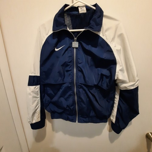 Nike Windbreaker Womens XS Blue/White 