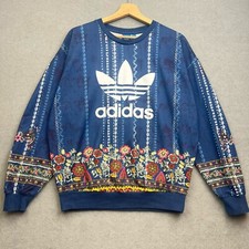 Adidas Farm Rio Sweatshirt UK 10 Cirandeira Floral Aztec Originals AOP Boho