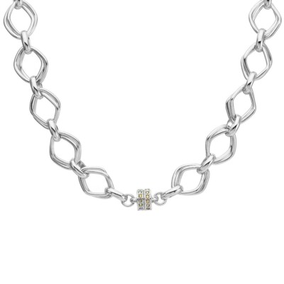Kirks Folly The Diamond Dream Link Magnetic Interchangeable Necklace sst