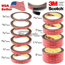 *35 Feet* Genuine 3M VHB #5952 Clear Double-Sided Mounting Acrylic Tape Adhesive