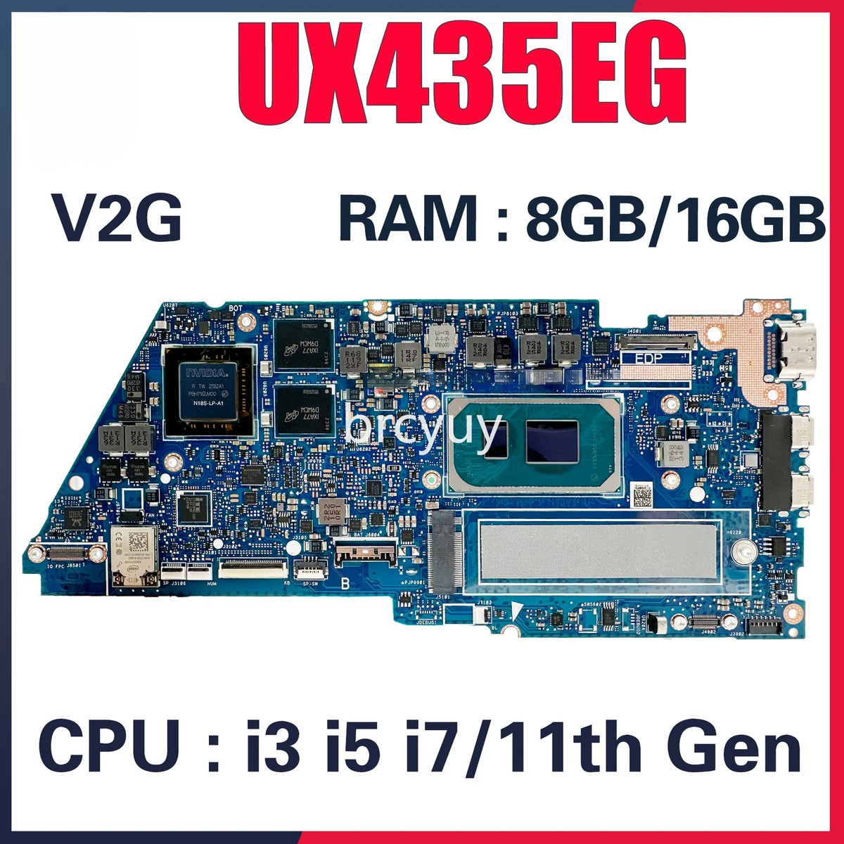 UX435EG For ASUS ZenBook 14 UX435EAL UX435E Motherboard I5-1135G7 