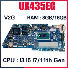 UX435EG For ASUS ZenBook 14 UX435EAL UX435E Motherboard I5-1135G7 16G-RAM MX450