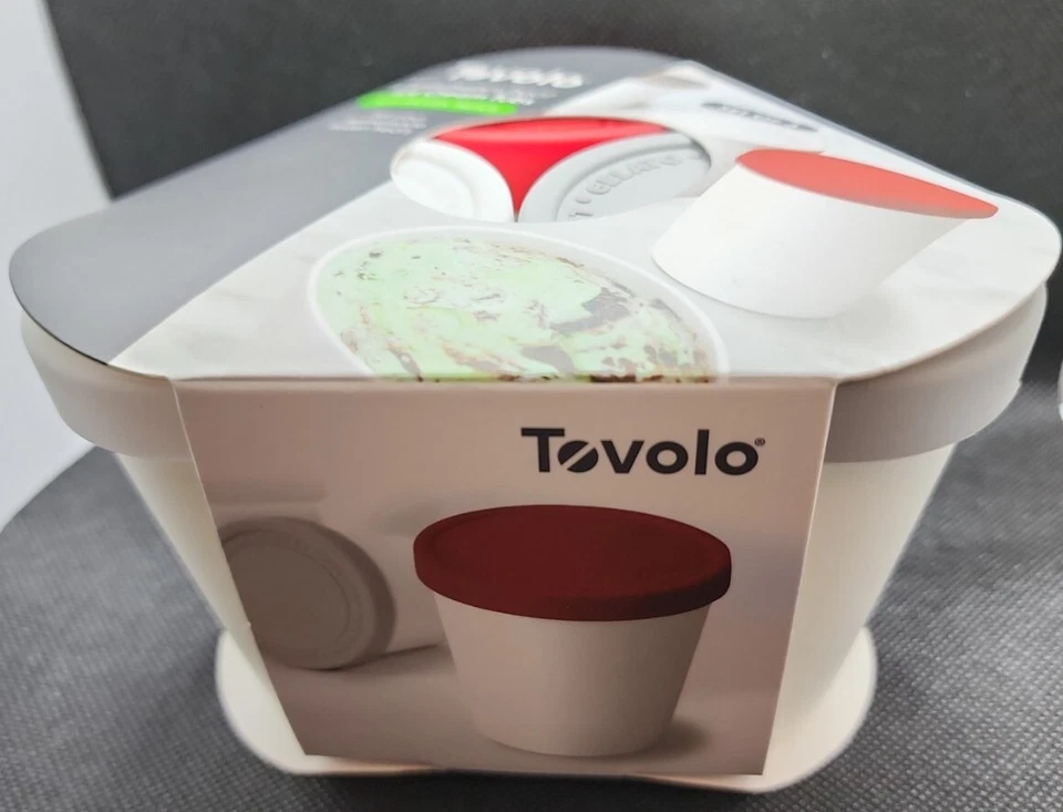 Tovolo Sweet Treats Tub Mini Set of 3 6oz Stackable  - Image 3 of 4