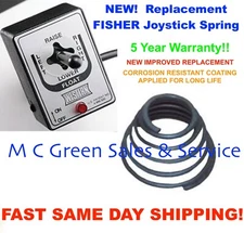 NEW FISHER JOYSTICK CONTROLLER REPLACEMENT REPAIR COATED SPRING - SNOW PLOW