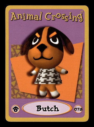 Nintendo Animal Crossing e-Reader Card (2003) Series 2 - Butch - #078