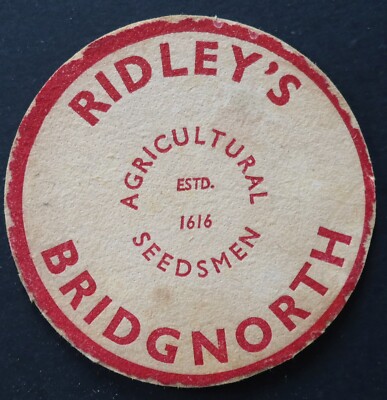 Bieruntersetzer RIDLEY'S BRIDGNORTH Untersetzer Bierdeckel 12