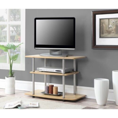3 Tier TV Stand Entertainment Center Shelving Living Room Console Table Storage