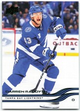 2025-26 Upper Deck Series 1 Holiday SP Green Foil #156 Darren Raddysh Tampa Bay