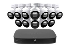 Lorex 4K 20 Camera Capable 2TB Wired DVR System w/ 12 Wired Bullet Cameras