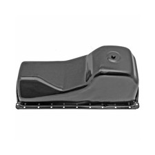 For Ford F-350f-super Duty 1990-1994 Engine Oil Pan Steel Black Wet Sump