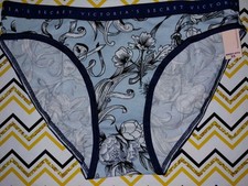 NeW Vs Cotton Logo Bikini Size XS Blue Floral