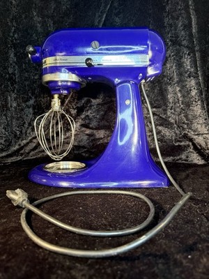 KitchenAid Cobalt Blue Ultra Power Stand Mixer 10 Speed  KSM90 W/ Attachment