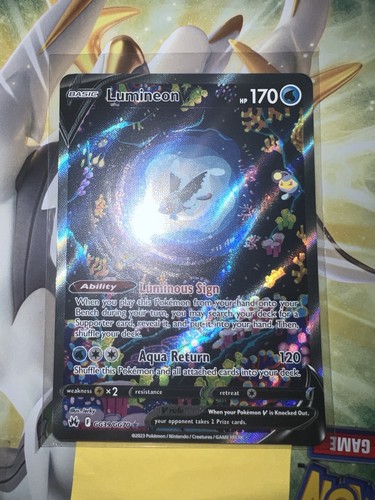 Pokemon TCG Lumineon V GG39/GG70 Crown  Zenith Galarian Gallery NM