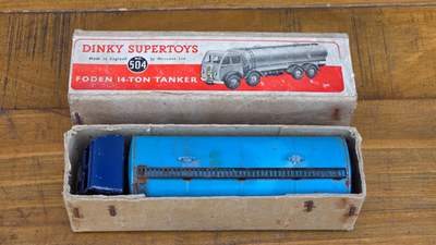 Dinky Toys England Foden 14 Ton Tanker Citerne Ref504 Bon État 1948/54