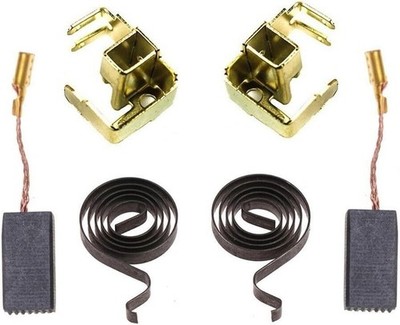 Angle Grinder Parts Carbon Brush w/ Spring Holder Set Fits Bosch GWS6-100