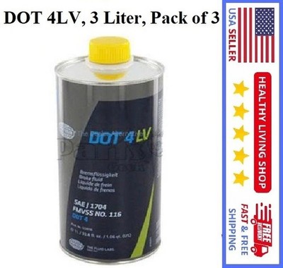 Pentosin Brake Fluid; DOT 4 LV Low Viscosity; 3 Liter, Stock US-No Import Fees