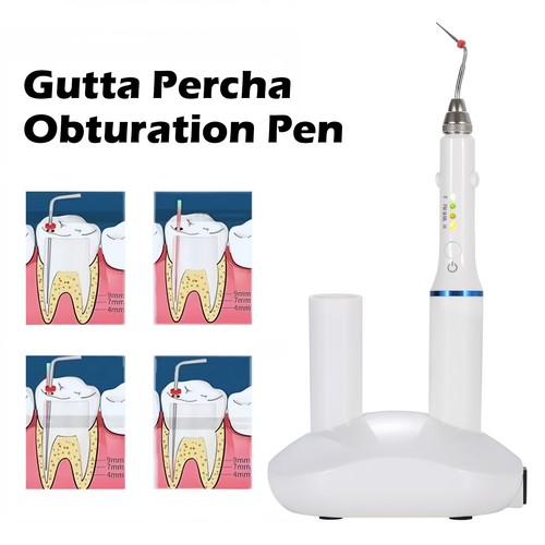 Sistema di otturazione dentale penna riscaldata endo canale radicolare penna di riempimento hot melt e 4 punte - Foto 6 di 23