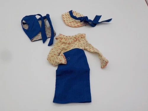 Vintage Francie Concert In The Park #1256 Mattel 1966 Fashion HAT, DRESS, VEST