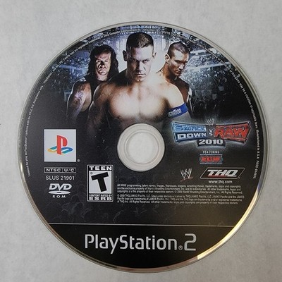 WWE Smackdown Vs. Raw 2010 - Loose Sony PS2 Playstation 2 Disc