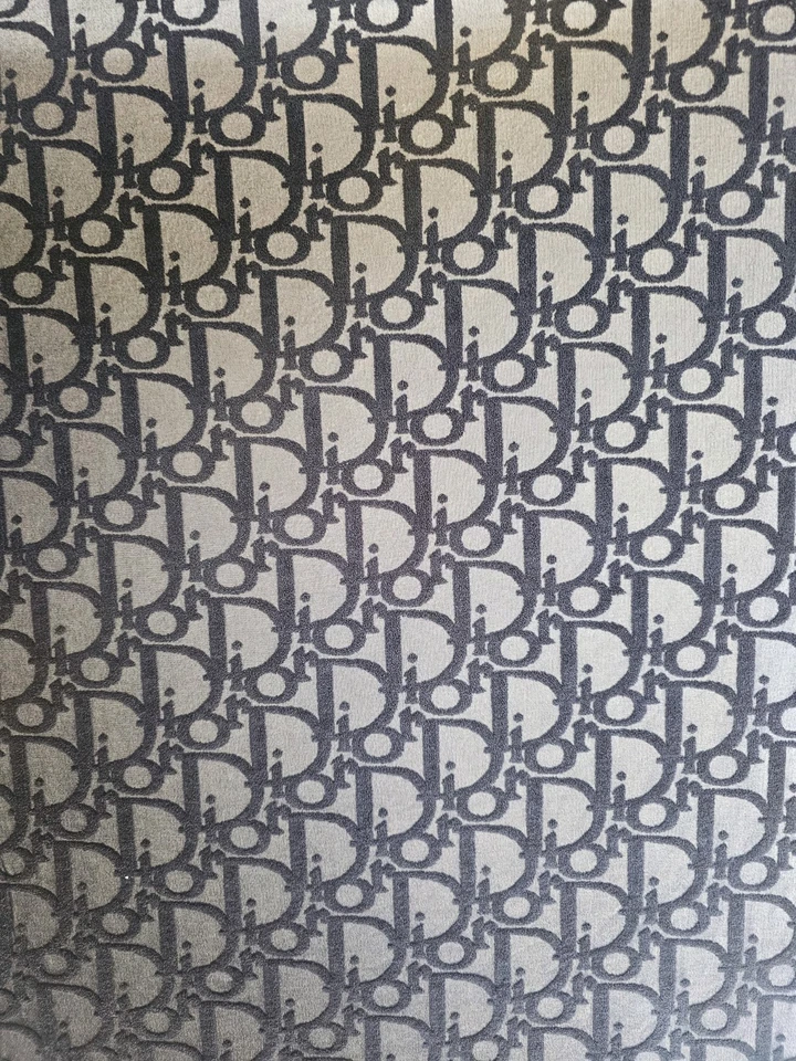 3 Yard Lot Fabric For Sewing Dior Black  2 WAY STRETCH MESH BASE - Image 3 of 4