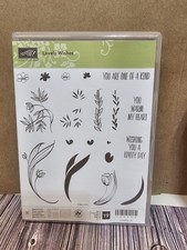 Stampin' UP LOVELY WISHES Stamp Set YOU ARE ONE OF A KIND WARM MY HEART