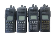 Lot of 4 ICOM IC-F4161DT Portable Core Radio - Free Shipping