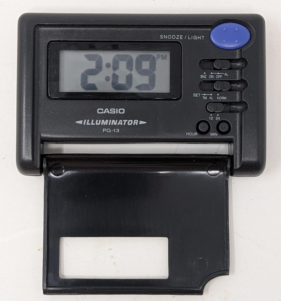 Casio Illuminator  PQ-13 Travel Alarm Clock - Image 2 of 3