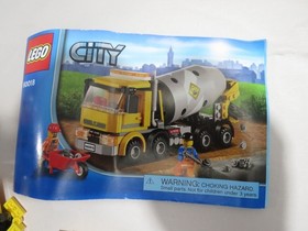 Lego Town City Construction: Cement Mixer 60018 Complete