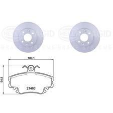 Kits de frein Renault R8