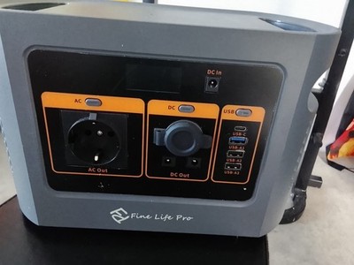 Tragbare Powerstation Max 600W PD65W AKKU Solar Generator Mobiler Stromspeicher