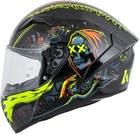 AIROH CASQUE CONNOR Double Face Noir Skull taille M road route roadster racing