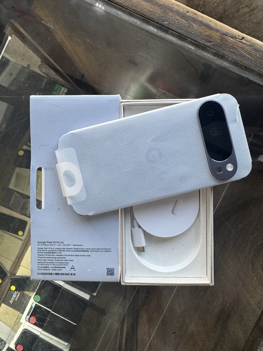 Google Pixel 10 Pro XL 256GB - Factory Unlocked - Moonstone